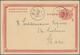 China - Ganzsachen: 1898, Card 1 C. CIP, Reply Part, Canc. "ICHANG 17 OCT 01" To "SHASI 17 OCT 01", - Cartes Postales