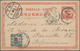 China - Ganzsachen: 1914, UPU Card Junk 4 Ch. Uprated 2 C./3 C. Canc. Bilingual "CHENGCHOWFU" Via "T - Cartes Postales