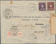 China - Incoming Mail: 1936, Belgium 1.50 Fr., 2 Fr. Canc. "ANTWERP 22 IV 1936" To Registered Cover - Autres & Non Classés