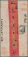 China - Fremde Postanstalten / Foreign Offices: Kiautschou, 1902, Red-band Envelope From Tsingtau Vi - Sonstige & Ohne Zuordnung