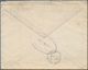 China - Fremde Postanstalten / Foreign Offices: USA, 1892, Oval Violet "UNITED STATES CONSULATE NING - Autres & Non Classés