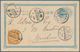 China - Besonderheiten: 1900, Japaneese Post In China, 1 Sen Blue Postal Stationery Card Cancelled B - Sonstige & Ohne Zuordnung