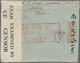 China - Besonderheiten: 1917, Stampless POW Mail Cover Nanking-New York, On Reverse Boxed Vermilion - Autres & Non Classés