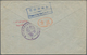 China - Besonderheiten: 1919, Boxed Blue Bilingual "Passed By The Censors" Resp. Oval Vermilion "Pek - Sonstige & Ohne Zuordnung