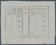 China - Taiwan (Formosa): 1886 (ca.), Telegram Receipt On Laid Paper, Unused Mint. - Neufs