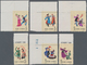 China - Volksrepublik: 1962/63, Chinese Folk Dance, 1st (S49), 2nd (S53) And 3rd (S55) Series, Mint - Lettres & Documents