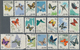 China - Volksrepublik: 1963, Butterflies (S56), Complete Set Of 20, Mint Without Gum As Issued, Two - Briefe U. Dokumente