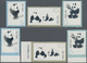 China - Volksrepublik: 1963, Giant Panda, Complete Perforated (S59) And Imperforated (S59B) Sets MNH - Lettres & Documents