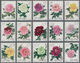 China - Volksrepublik: 1964, Chinese Peonies (S61), Complete Set Of 15, MNH, Fine (Michel €670). - Briefe U. Dokumente