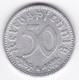 50 Reichspfennig 1935 A BERLIN Aluminium - 50 Reichspfennig