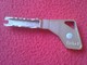 SPAIN ? ANTIGUA LLAVE KEY MARCA FICHET DE METAL, CREO AÑOS 1980 1990 APROX. ? PARA COLECCIÓN, VER FOTOS.....ESPAGNE ?... - Autres & Non Classés