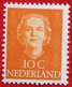 10 Ct Koningin Juliana EN FACE NVPH 520 (Mi 527) 1949-1951 1950 MH / Ongebruikt NEDERLAND / NIEDERLANDE - Ungebraucht