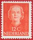 12 Ct Koningin Juliana EN FACE NVPH 521 (Mi 528) 1949 1950 MH / Ongebruikt NEDERLAND / NIEDERLANDE - Ungebraucht