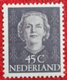 45 Ct Koningin Juliana EN FACE NVPH 530 (Mi 537) 1949 1950 1951 MH / Ongebruikt NEDERLAND / NIEDERLANDE - Ungebraucht