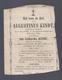 DOODSPRENTJE KINDT ACCOU ° OYGHEM OOIGEM 1763 + CUERNE KUURNE 1856 SANTINI Ste FLORENTINE Sta FLORENTINA - Devotion Images