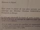 Lettre Argumentée De L'entreprise Colas De 1996 Adressée à Georges Marchais D'un Livre Sur Les Transports - Autres & Non Classés