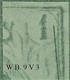 Mooi Gerande Zegel Met Variëteit  N°9 V 3  Zonder Gebreken - 1858-1862 Médaillons (9/12)