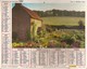 Calendriers. Grand Calendrier P.T.T. 1990. Ile De Bréhat - Maison Et Son Jardin. Plan Ville De Haute-Savoie 74(facteur) - Grand Format : 1991-00