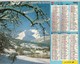 Calendriers. Grand Calendrier P.T.T. 1993. Le Mont-Blanc - Combloux. Plan Villes De Haute-Savoie 74(facteur) - Grand Format : 1991-00