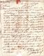 ITALIE - LETTRE DE PORT MAURICE ACHEMINEE PAR UN VOYAGEUR POSTEE A MONACO AVEC MARQUE MANUSCRIT POUR TARASCON - 1752 - ...-1885 Voorlopers