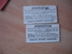 Lot 2  Ticket Pesage Balance Publicite  Bouteille Johnston Bordeaux Methode Champenoise - Pubblicitari