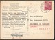 °°° 17239 - GERMANY - LUNEBURGER HEIDE - HERMANN LONS GRAB - 1956 With Stamps °°° - Fallingbostel