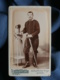 Photo CDV Grampa Ainé à Lyon - Militaire Cavalier Du 2e Dragon En Pied, Casque, Sabre,  Circa 1890-95 L484 - Anciennes (Av. 1900)