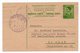 1941 YUGOSLAVIA, CROATIA, SPLIT TO ZAGREB, THE PARISH CHURCH, SPLIT POST MARK, STATIONERY CARD - Postal Stationery