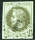 COLONIES GENERALES N°7 1c Olive Obl Losange INDE Cote 200 Euros, Aminci Angle Droit Très Bel Aspect - Napoléon III