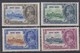 HONG KONG 1935 SILVER JUBILEE SET MOUNTED MINT Cat £55 - Nuevos