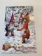Lot De 9 Cartes Postales Nains, Lutins, Gnomes " Prettige Kerstdagen En Gelukkig Nieuwjaar" - Fairy Tales, Popular Stories & Legends