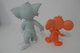 PIEPER POUET SQUEAKY: LEDRAPLASTIC TOM AND JERRY - 1970's - L=28,19 - ELEPHANT - Rubber - Vinyl - Schtroumpfs