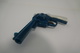 Vintage TOY GUN :  BLUE PLASTIC REVOLVER - L=23.0cm - 19**'s - Keywords : Cap - Cork Gun - Rifle - Pistol - Tin - Decorative Weapons