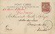 German Samoa Stamped Double Fold Levuka Fiji Card P. Used 1906 Apia To Maleys Villa Des Iris Croix De Vie Vendée France - Figi