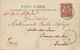 German Samoa Stamped Double Fold Levuka Fiji Card P. Used 1906 Apia To Maleys Villa Des Iris Croix De Vie Vendée France - Fidji