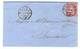 SUISSE 1867-70: 3 Enveloppes  D'Ouchy, Romont Et Vevey Pour Semsales - Lettres & Documents