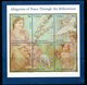 Tuvalu 1999 Millenium, Allegories Of Peace, 2 X Sheetlets, MNH, SG 864/70 (BP2) - Tuvalu