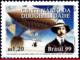 Ref. BR-2716 BRAZIL 1999 PLANES, AVIATION, ZEPPELIN, SANTOS DUMONT,, FAMOUS PEOPLE, MI# 2945, MNH 1V Sc# 2716 - Ungebraucht