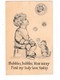 "Bubbles, Bubbles, Blow Away..", Boy Blowing Bubbles For A Kitty, Signed Artist "C E Perry" USA, 1914 Postcard, Canada - Paterson