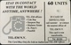 ANTILLES NEERLANDAISES - TEL-EM N.V. - Globe RR  -  First Issue  -  60 Units  -  Avec Logo Moreno Imprimé - Antille (Olandesi)