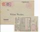 TCHECOSLOVAQUIE  - 1945 -  ENVELOPPE RECOMMANDEE Avec CACHET PROVISOIRE + ETIQUETTE ALLEMANDE BARREE De HORKA - Cartas & Documentos