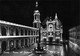 Cartolina Loreto Piazza Del Santuario Notturno 1968 Timbro A Targhetta Stradale - Ancona