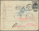 Aden: 1884-85 Cover From London Addressed To ADEN, Redirected To BRISBANE, QUEENSLAND Franked GB 5d. - Yémen