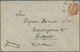 Afghanistan: 1924 Cover To Stuttgart, Germany Via Peshawar, Franked (on Back) By Afghan 1921 20p. Pa - Afghanistan