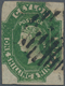 Ceylon / Sri Lanka: 1857, QV 1s9d. Green Imperforate With Good Margins At Right And Bottom (slightly - Sri Lanka (Ceylon) (1948-...)