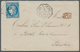 Französisch-Indochina: 1874 Military Cover From Saigon To Brest, France Via Marseille, Franked By Fr - Covers & Documents