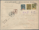 Französisch-Indochina: 1896, 1 Fr., 15 C. In Mixed Franking With French Colonies General Issue 20 C. - Briefe U. Dokumente
