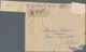 Französisch-Indochina: 1950, Definitives 6c. Red, Gutter Block Of 70 Originating From A Registered L - Covers & Documents