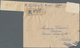 Französisch-Indochina: 1950, Definitives 6c. Red, Gutter Block Of 70 Originating From A Registered L - Briefe U. Dokumente