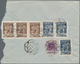 Georgien: 1922, Registered Cover Franked With 3x 2.000, 3x 3.000 And1.000 On 50, Sent To Galata Cons - Georgien